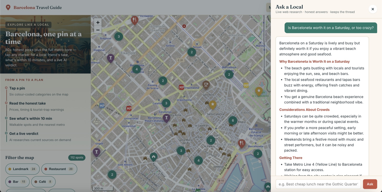Barcelona Travel Guide — preview screen 2