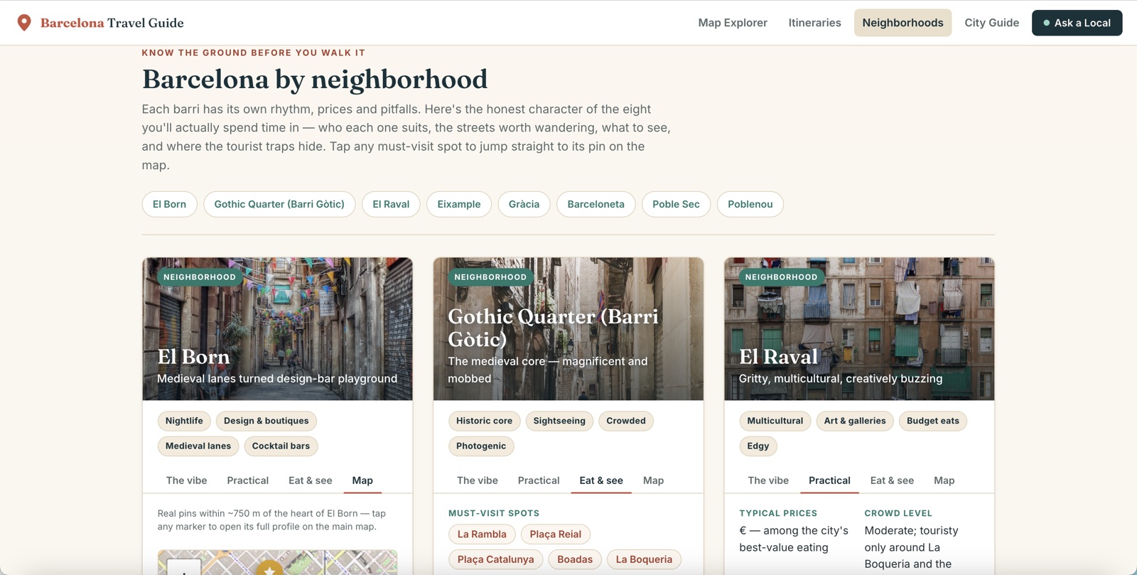Barcelona Travel Guide — preview screen 4