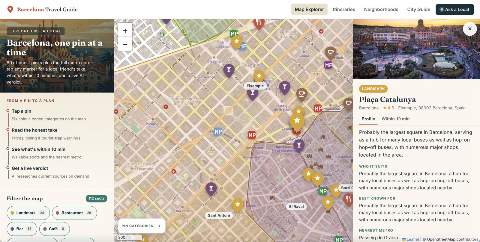 Barcelona Travel Guide — preview screen 5