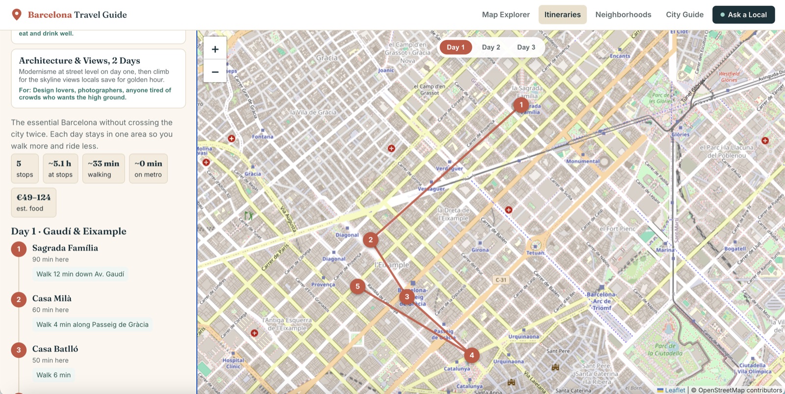 Barcelona Travel Guide — preview screen 6