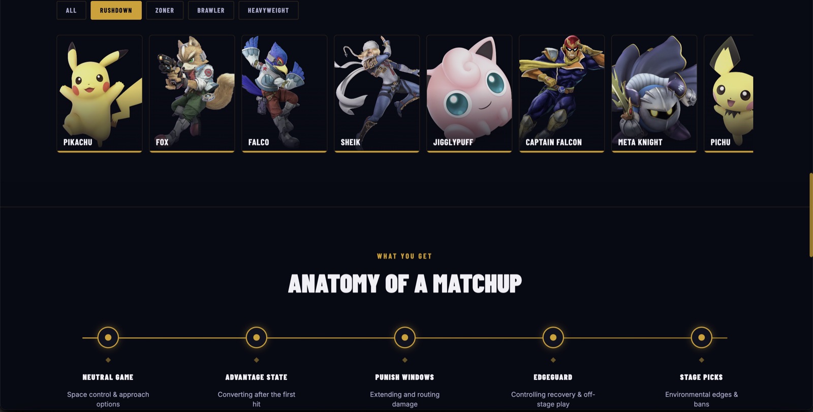 Smash Ultimate Matchup Analyzer — preview screen 3