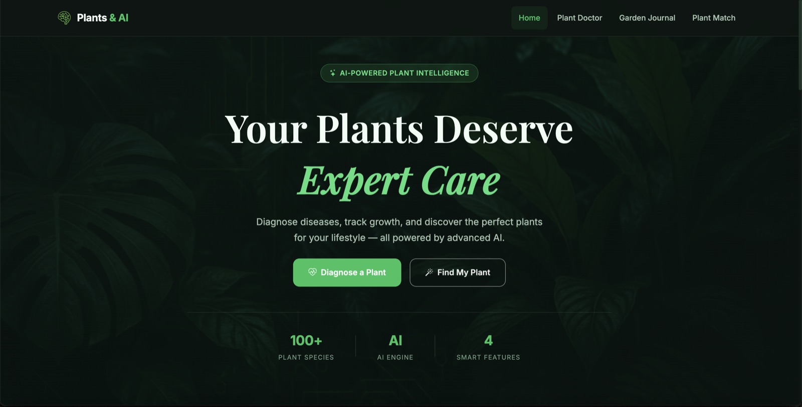 Plant Doctor &mdash; upload a photo for an instant AI plant health diagnosis.
