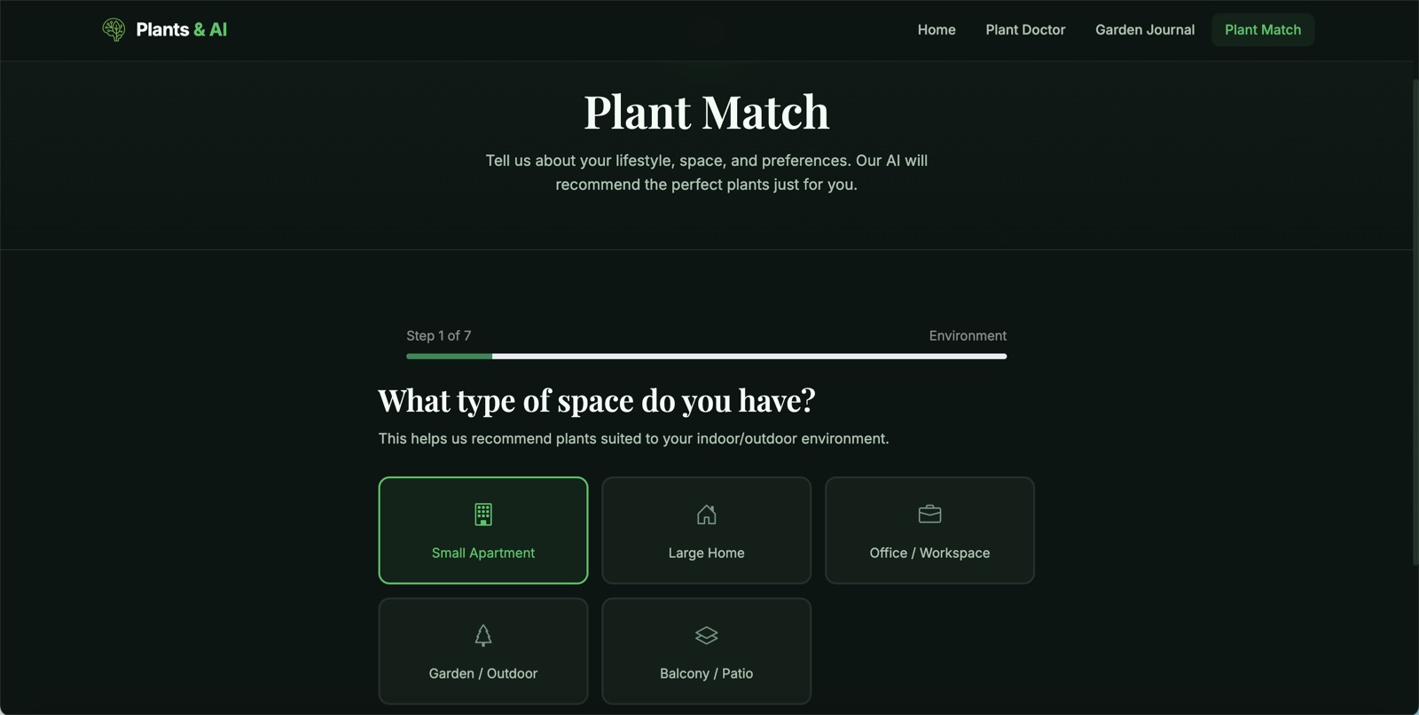 Interactive world map of plant species plotted by region.